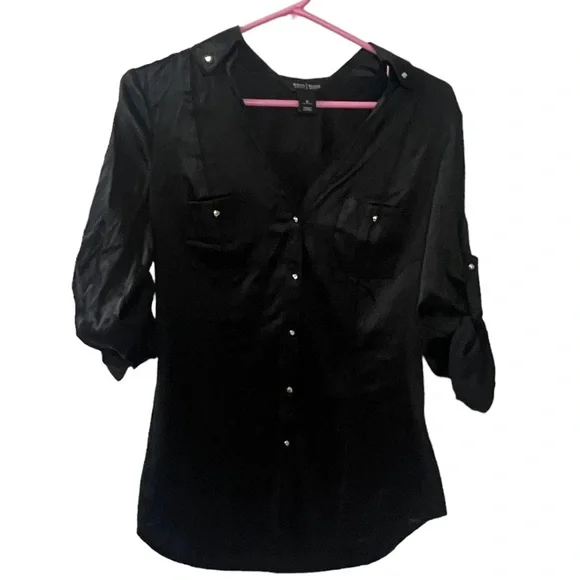 White House Black Market. Size 6 Form Fitting. 96%SILK & 4%SPANDEX = PERFECT FIT - Picture 4 of 9